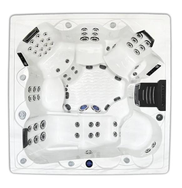 Artesian Spas Island Spas Grand Bahama replacement hot tub cover — AIRCAP 1 Large