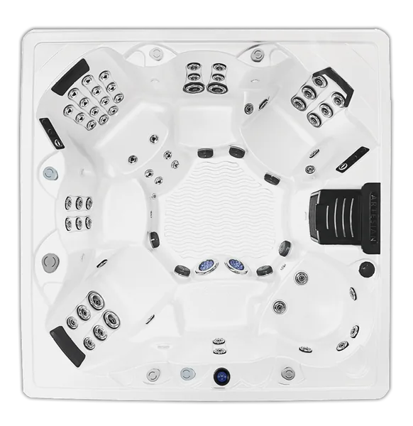 Artesian Spas Island Spas Grand Cayman replacement hot tub cover — AIRCAP 1 Large