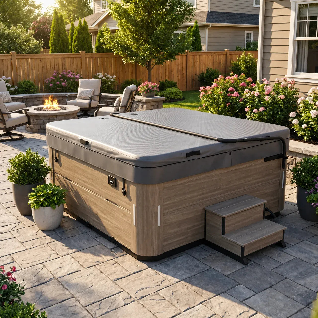 AIRCAP 1 cover on a hot tub