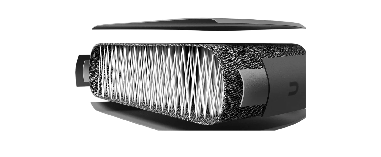 AIRCAP 1 welded drop-stitch core cross-section