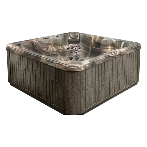 Dimension One Spas Meridian replacement hot tub cover — AIRCAP 1 X-Large