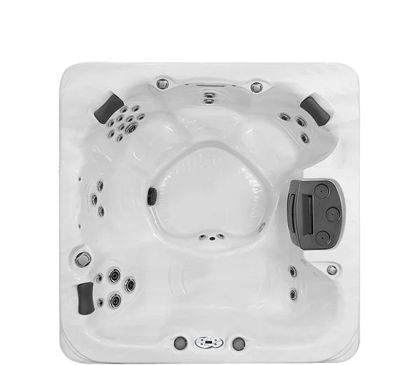 Top-down view of the Master Spas Balance 6 CS hot tub — 78" x 78" square cabinet