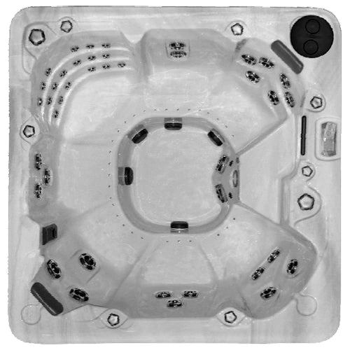 PDC Spas Antigua replacement hot tub cover — AIRCAP 1 X-Small